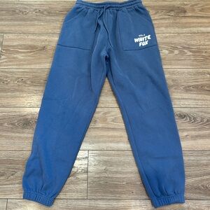 Women’s White Fox Boutique Blue Sweatpants